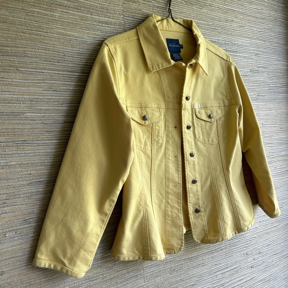 Façonnable Canvas Long-sleeve Jean Jacket Size M - Picture 4 of 8